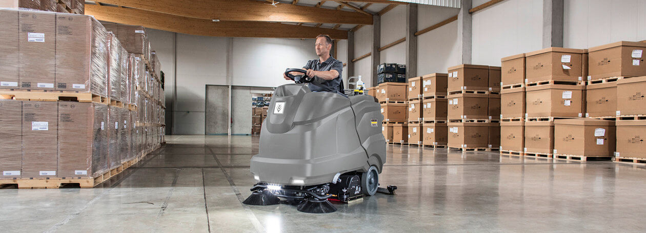 Μηχανές περιποίησης δαπέδου καθήμενου χειριστή